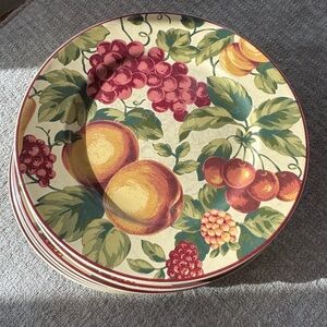 Waverly Garden Room Set of Seven 8.5” Plates